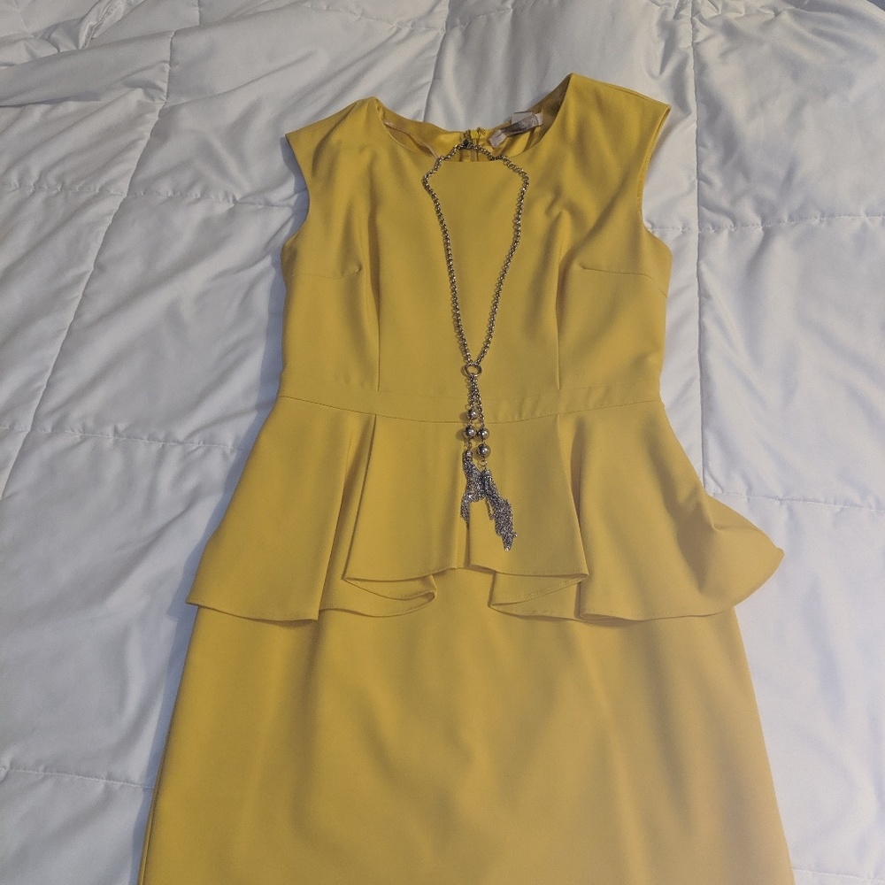 Forever 21 yellow dress